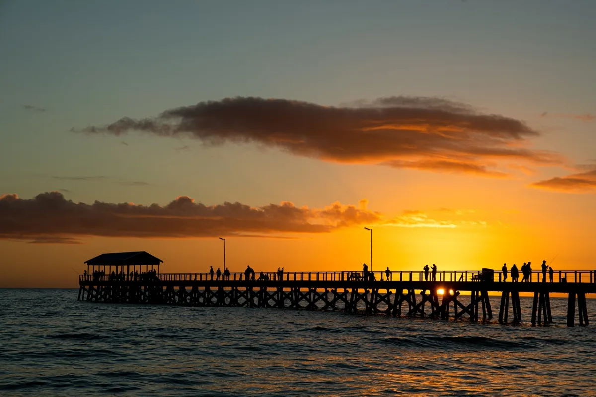 pier and  nature in Adelaide, Australia