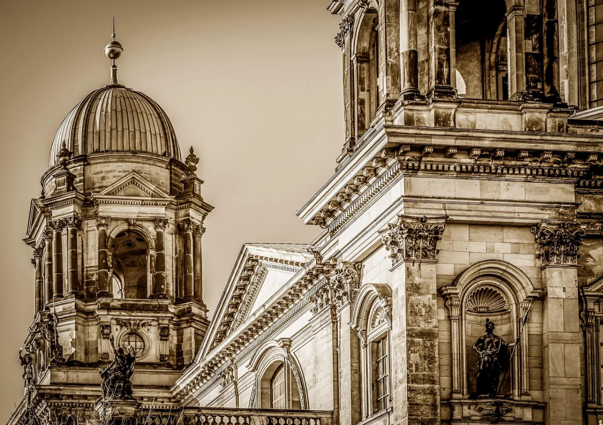 berlin cathedral and  architecture in Berlin, Germany