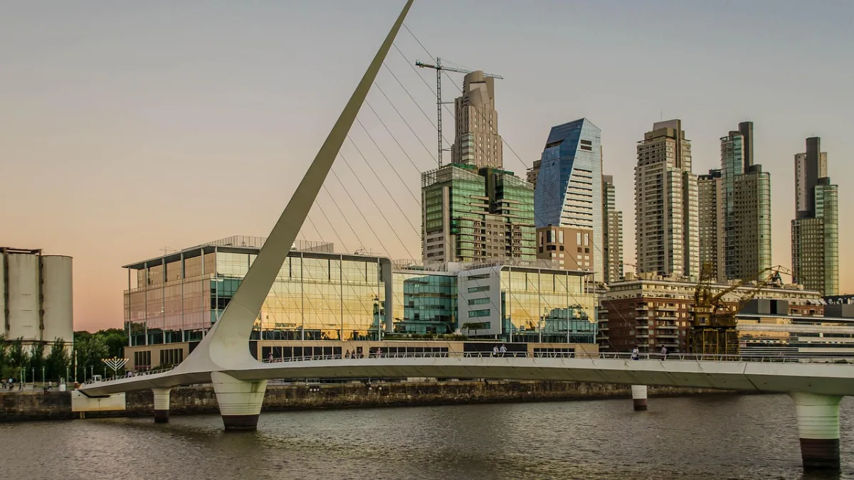 madero port and  buenos aires in Buenos Aires, Argentina
