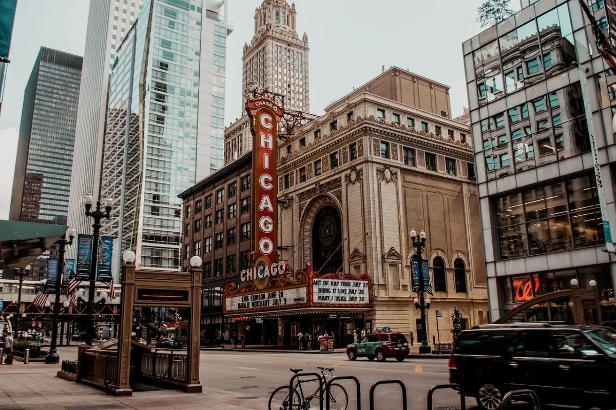 chicago and  usa in Chicago, United States
