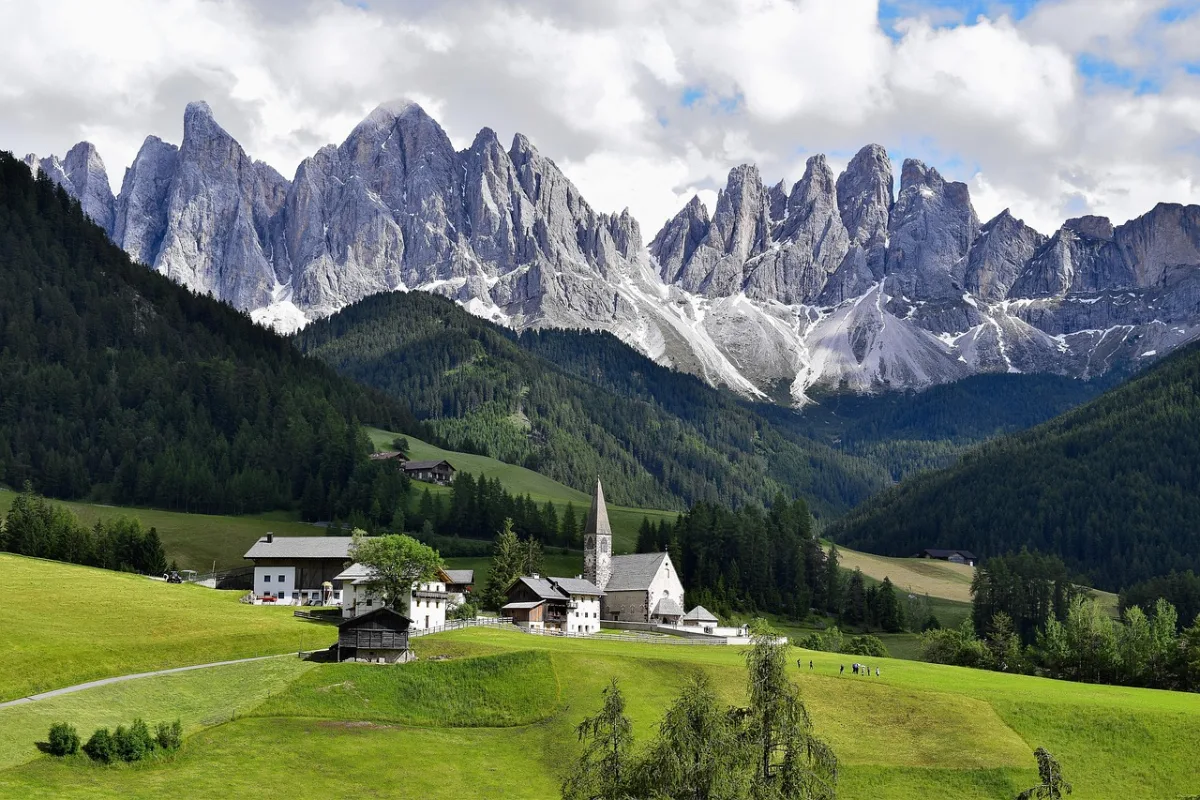 dolomiti and  italy in Dolomites, Italy