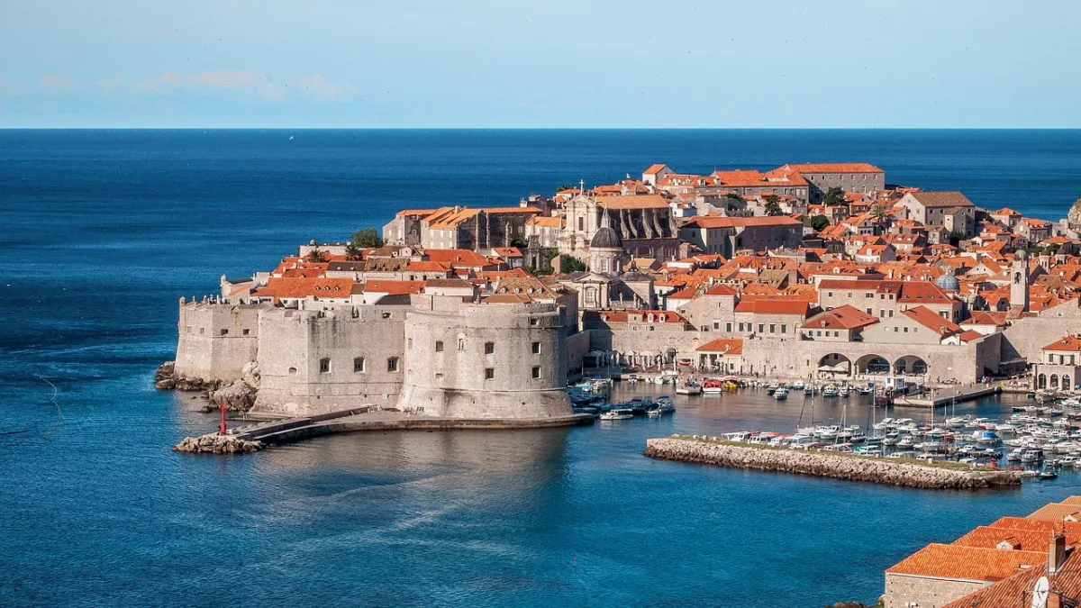 dubrovnik and  croatia in Dubrovnik, Croatia