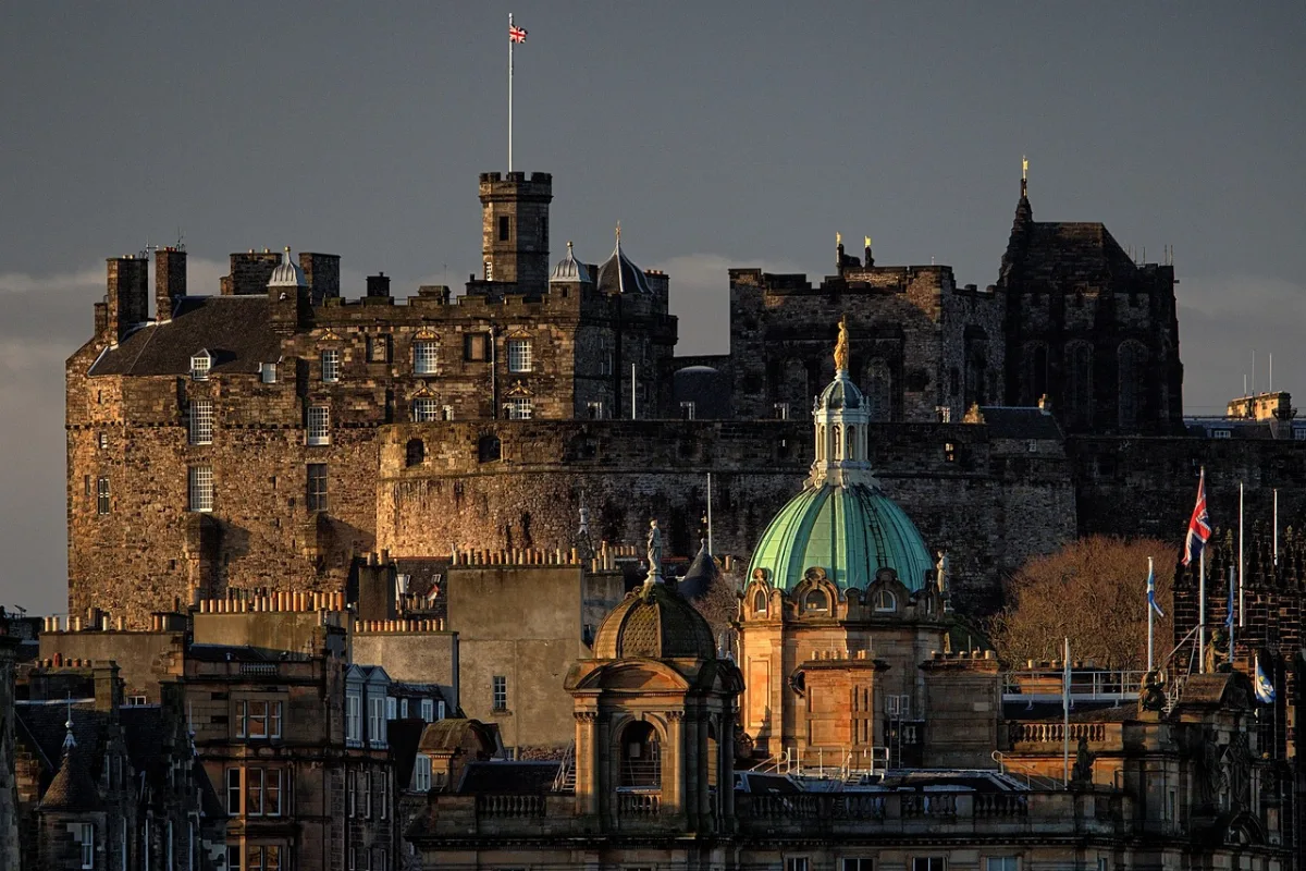 edinburgh castle and  scotland in Edinburgh, United Kingdom