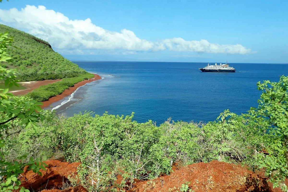 galapagos and  rábida in Galápagos Islands, Ecuador
