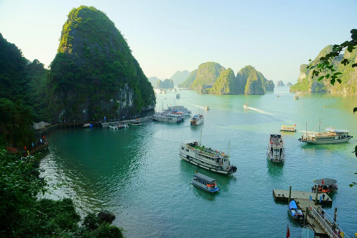 vietnam and  halong bay in Halong Bay, Vietnam