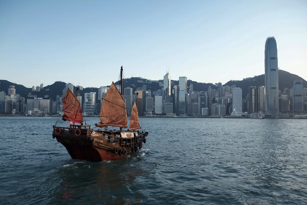 port and  hong kong in Hong Kong, China
