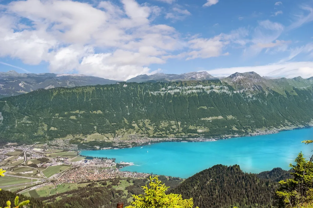 landscape and  lake in Interlaken, Switzerland