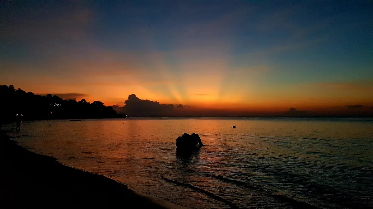 sunset and  koh phangan in Koh Phangan, Thailand