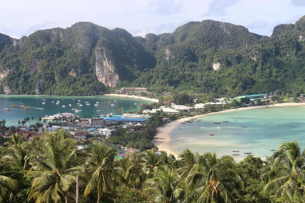 island and  thailand in Koh Phi Phi, Thailand