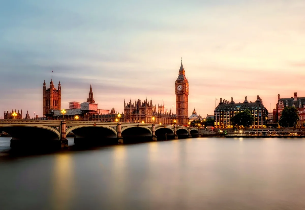 big ben and  bridge in London, United Kingdom