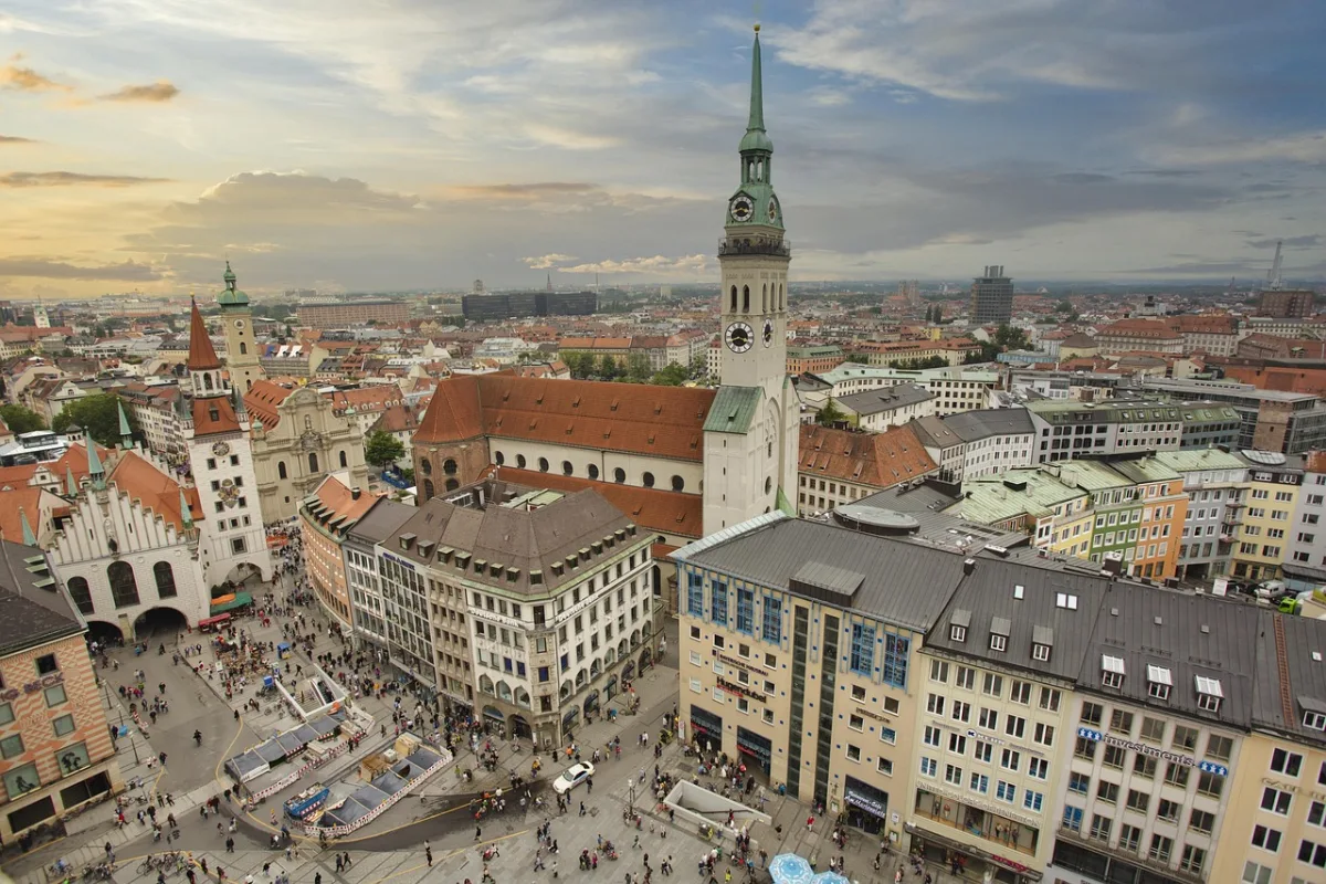 munich and  architecture in Munich, Germany