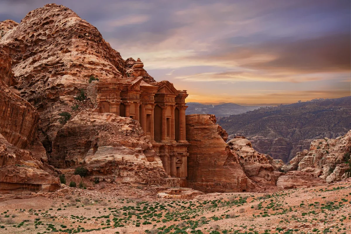 petra and  ad deir in Petra, Jordan