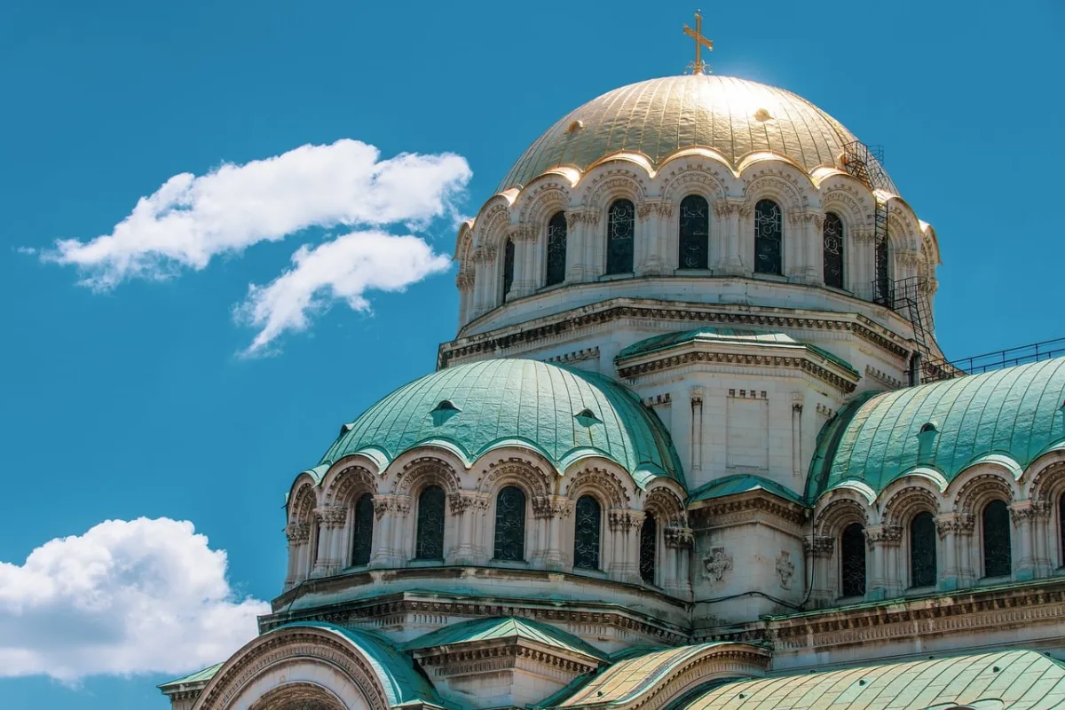 architecture and  cathedral in Sofia, Bulgaria